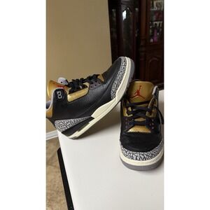 Nike Air Jordan 3 Retro Black Gold Unisex AJ3 Sz W 11.5/M 10 Sneakers CK9246-067